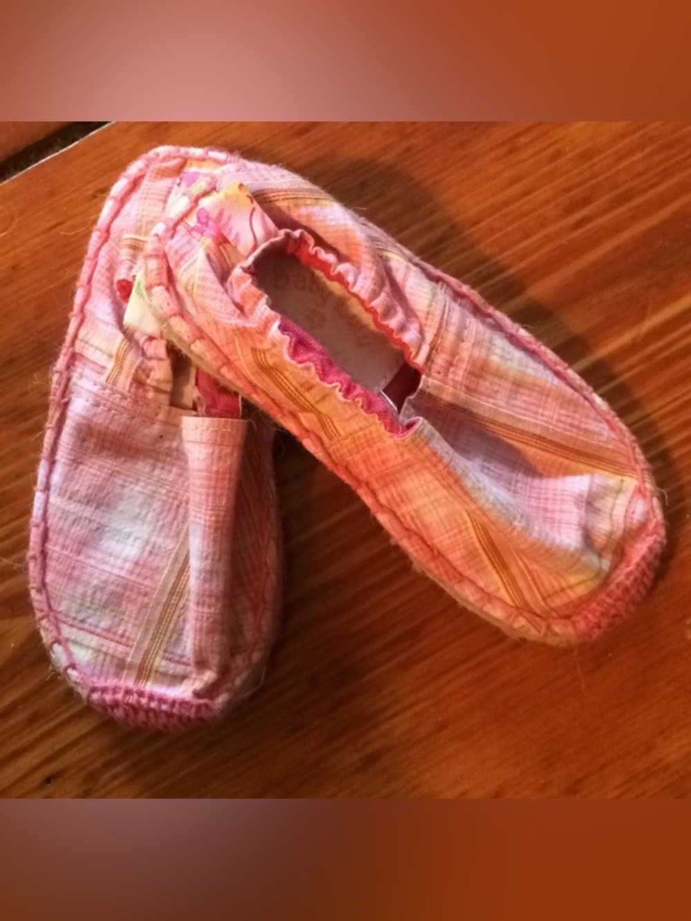 Baby Lulu Los Angeles (7) pink plaid espadrille